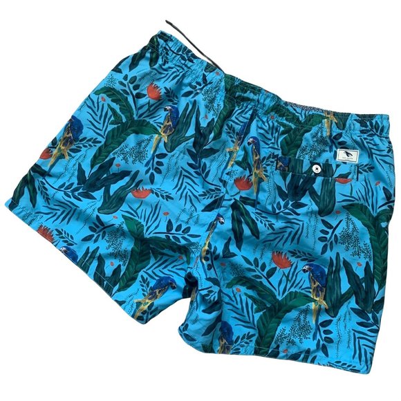 Ted Baker The World is Your Lobster Swim Shorts Men's Tropical Hawaiian Size 6 - Picture 8 of 10